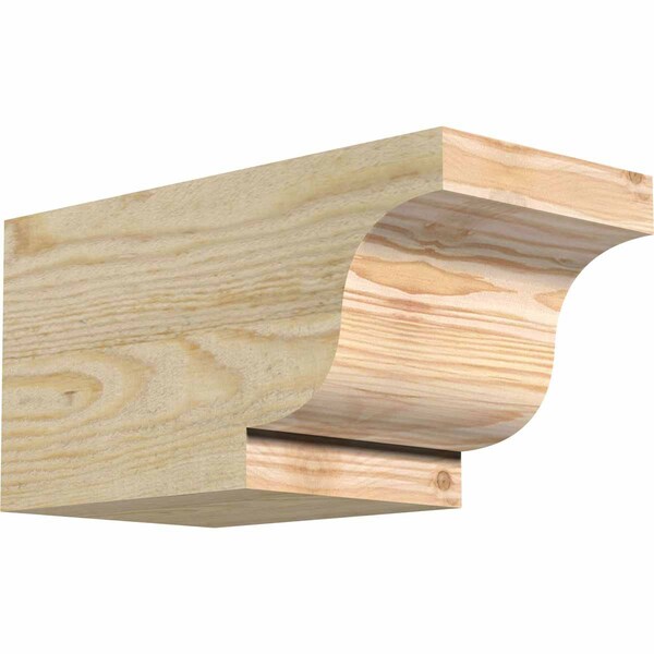 Ekena Millwork Newport Rough Sawn Rafter Tail, Douglas Fir, 6"W x 6"H x 12"L RFT06X06X12NEW00RDF - main